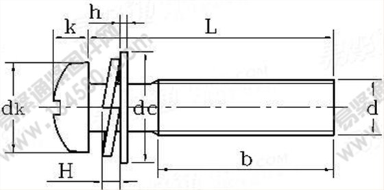 GB /T 9074.8-1988 十字槽小盤頭螺釘、平墊和彈墊組合執(zhí)行標(biāo)準(zhǔn)